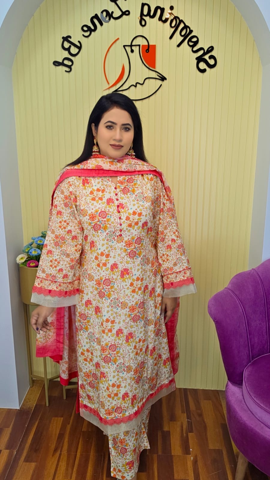 Ready Three Piece – Luxury Cotton Collection
